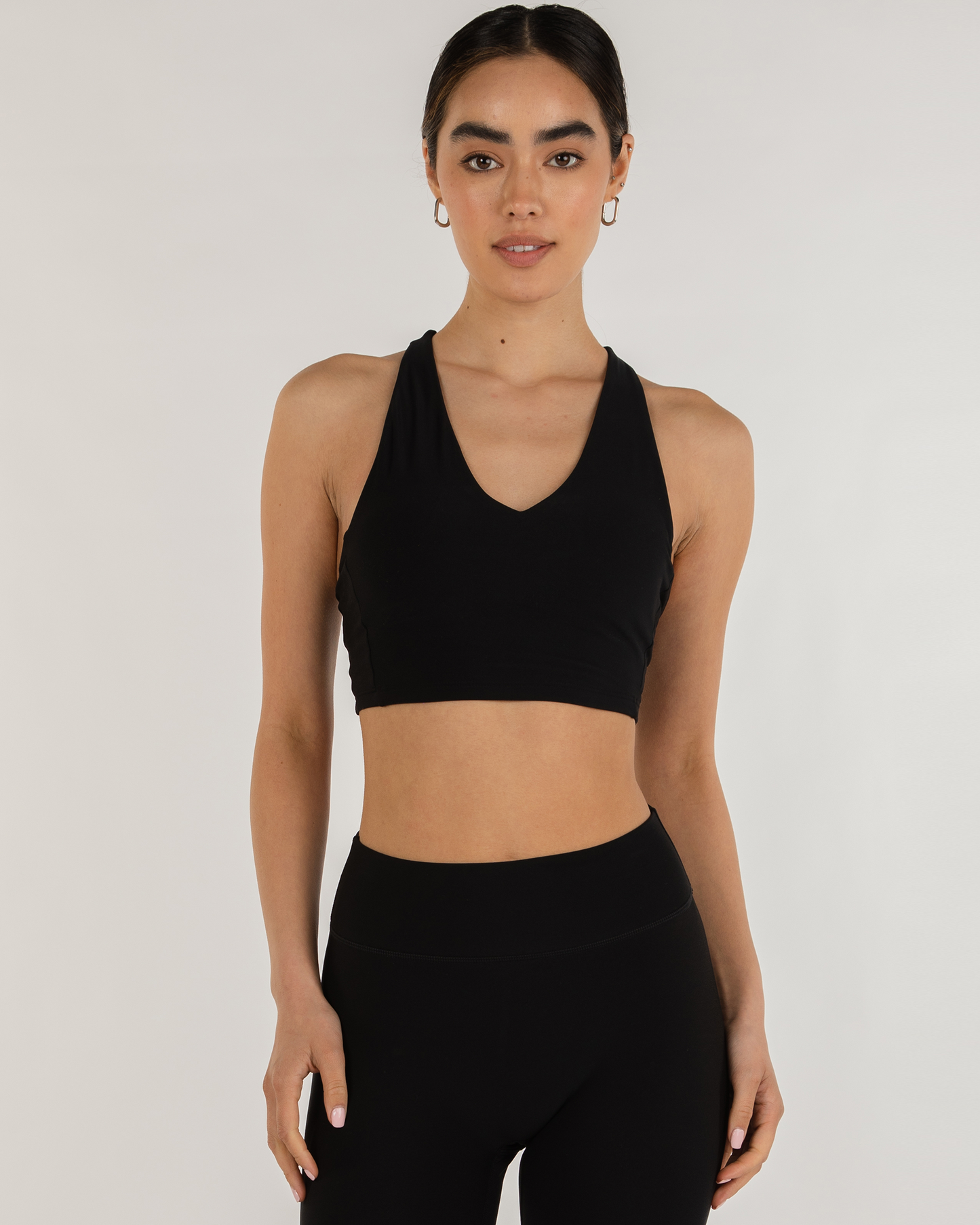 V Neck Longline Bra