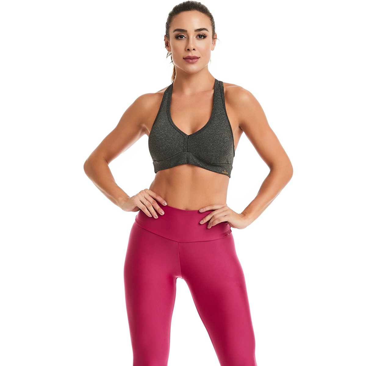 Forte V-Neck Sports Bra