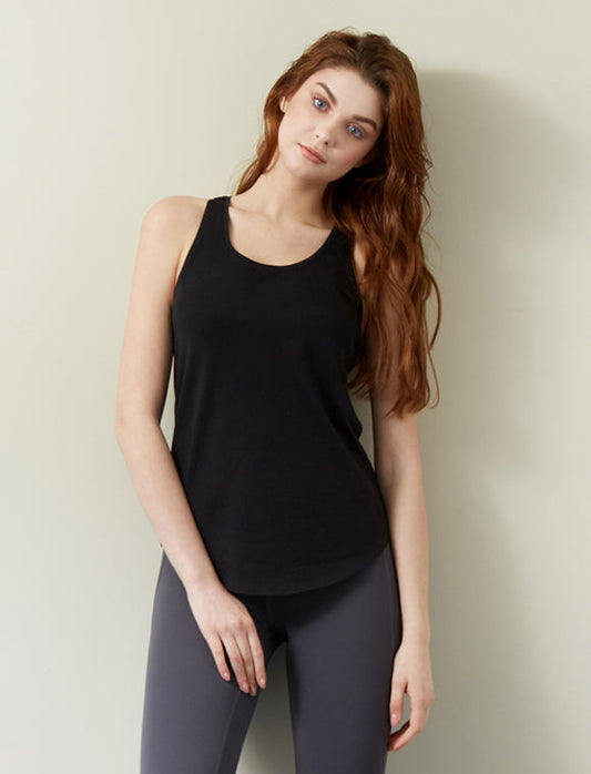 Pleated Racerback Tank