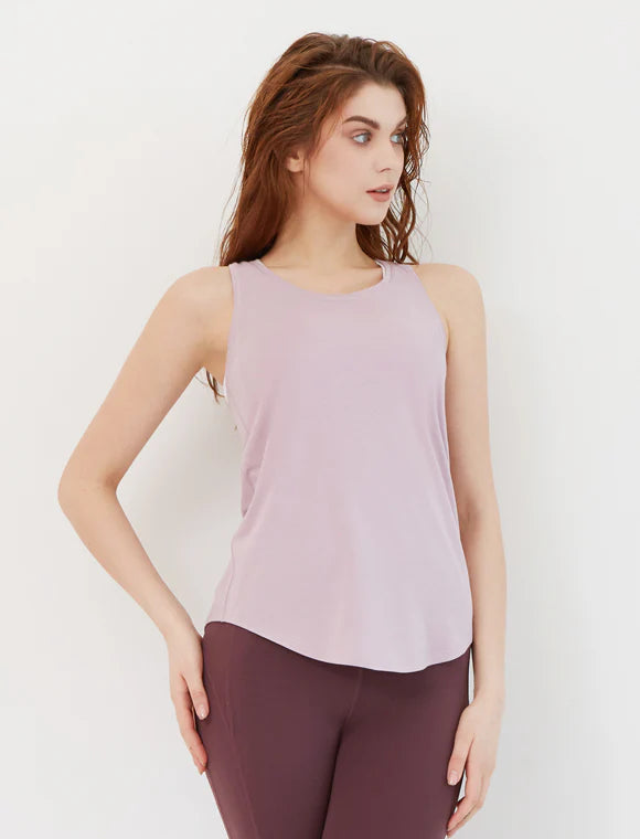 Pleated Racerback Tank