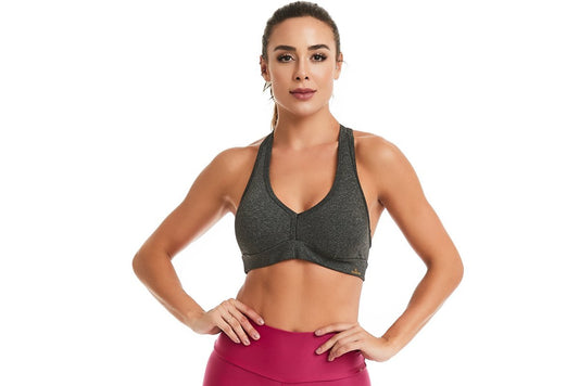 Forte V-Neck Sports Bra