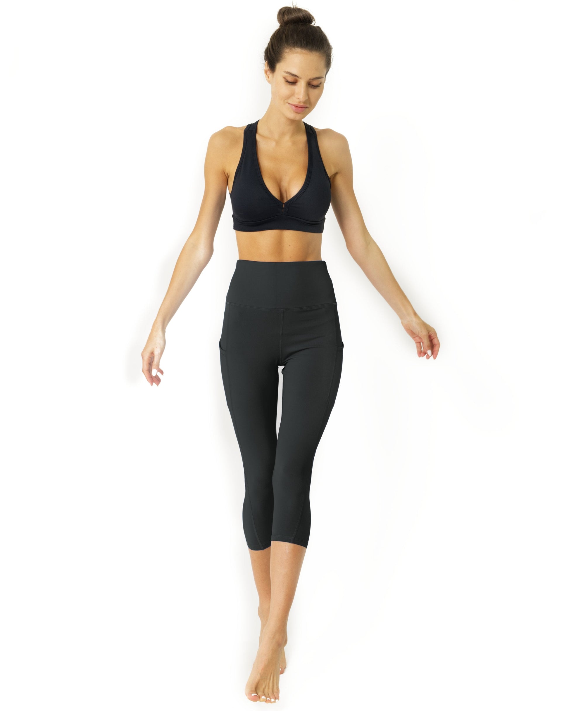 Capri Leggings - Slate Grey