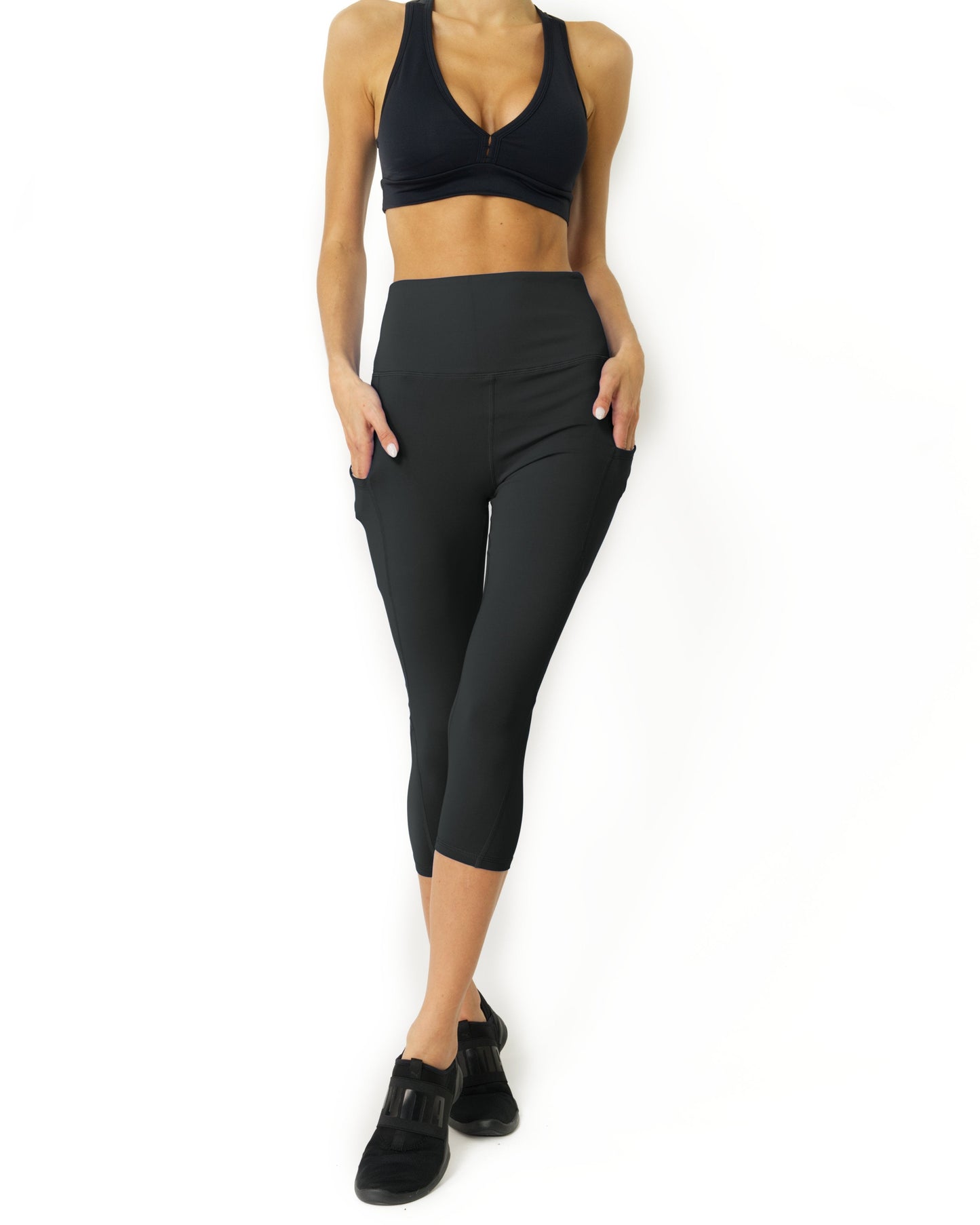 Capri Leggings - Slate Grey