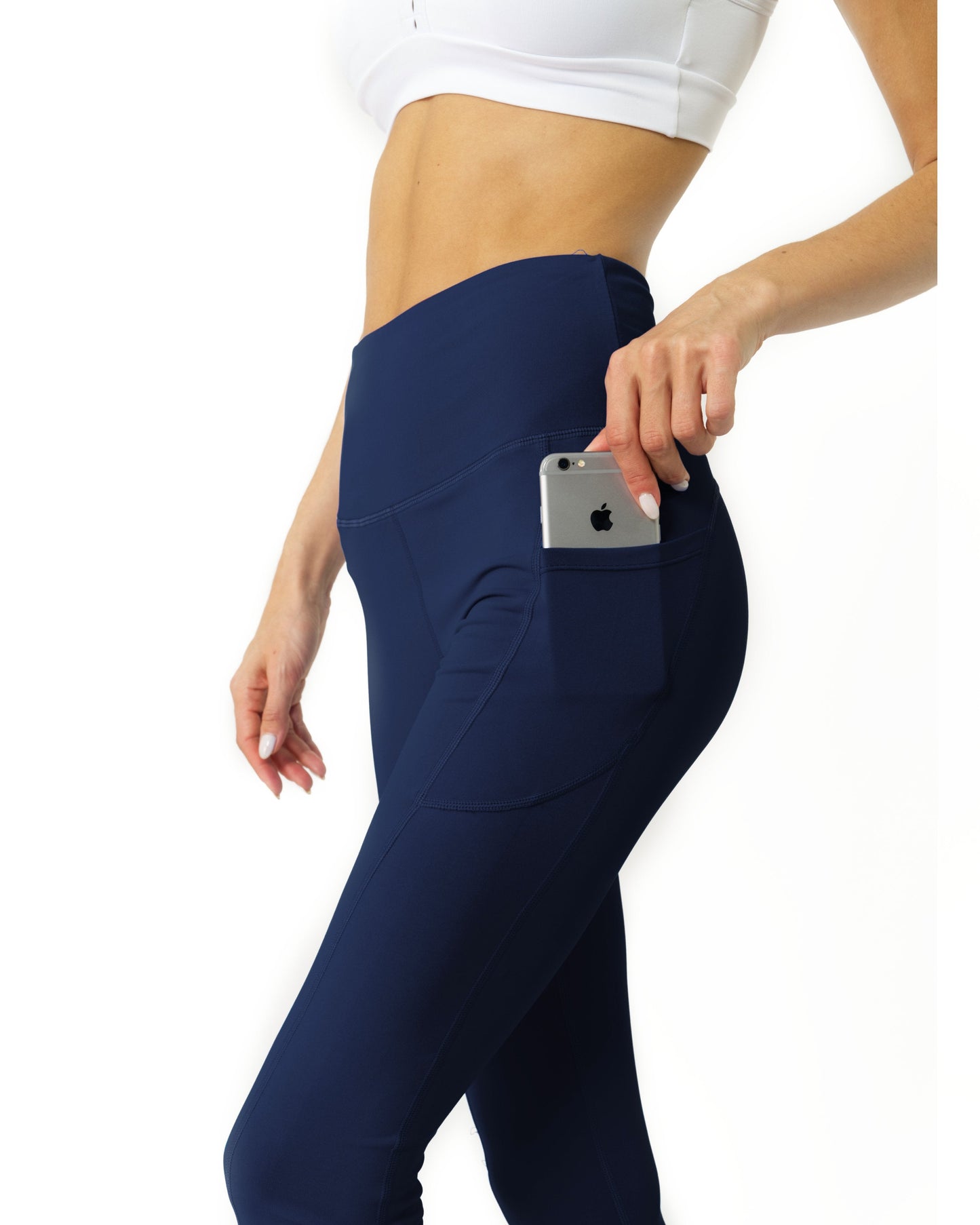 Yoga Leggings - Navy Blue