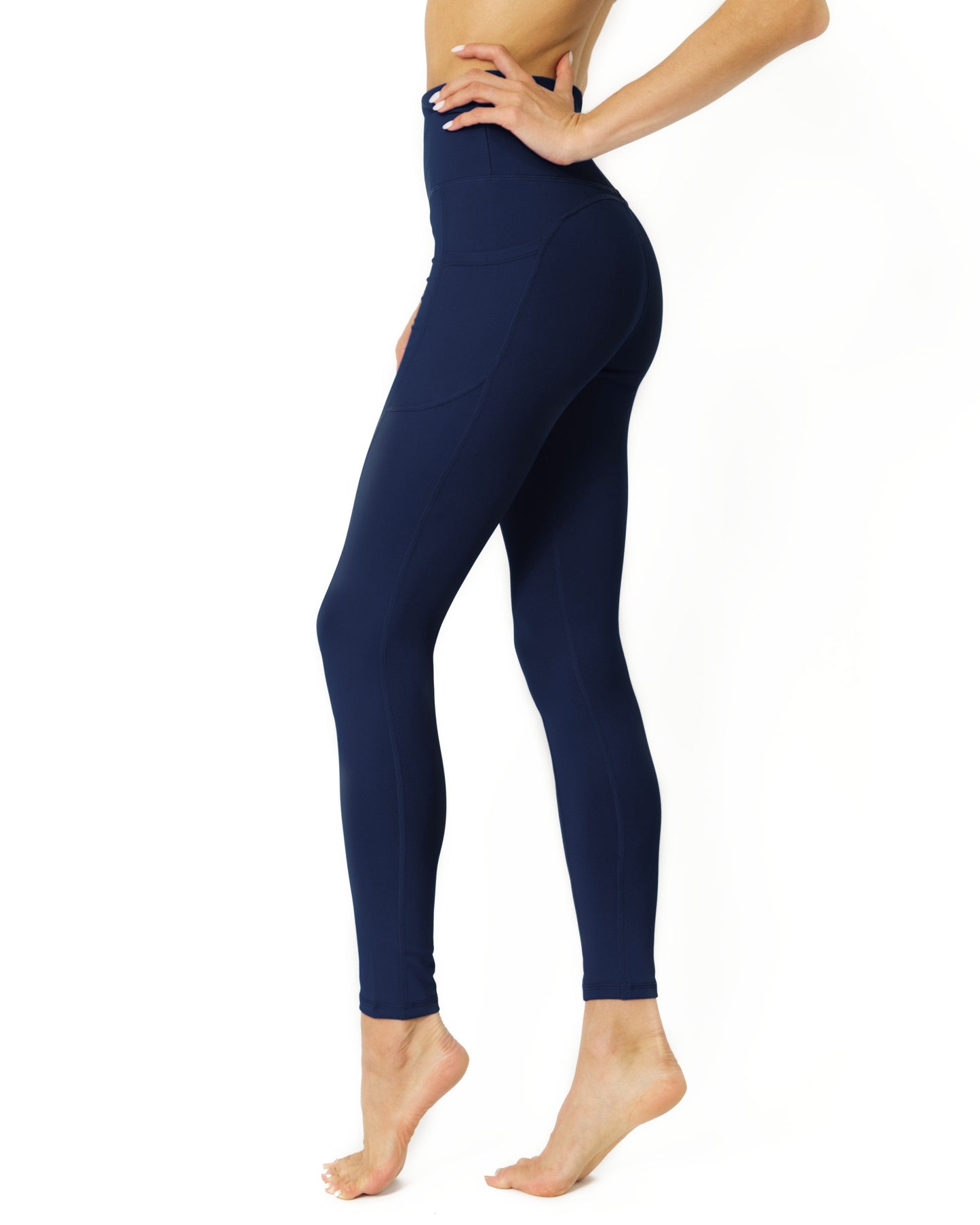 Yoga Leggings - Navy Blue