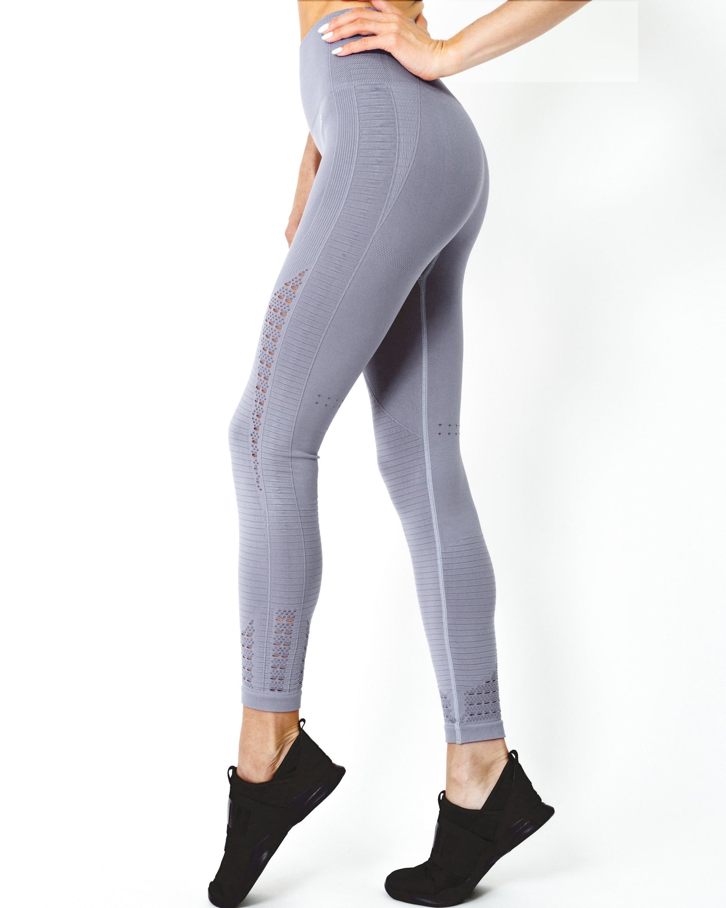 Leggings with Ribbing Detail